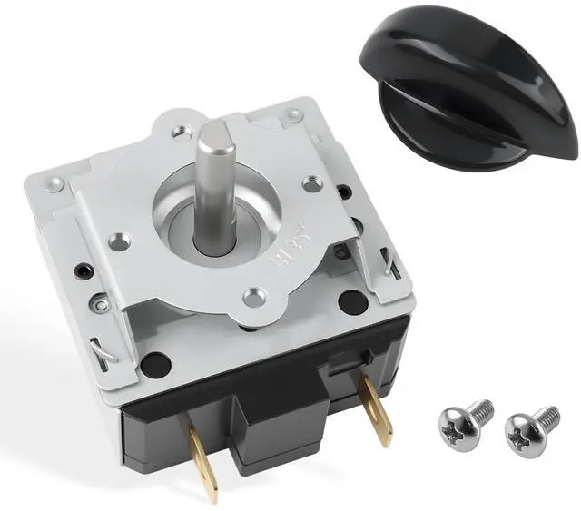 Main image of Battery Charger Timer Kit 135 Minute with Hold Position Compatible with Schumacher Craftsman Electric Replace#: 0099000094 with Knob and Mounting Screws