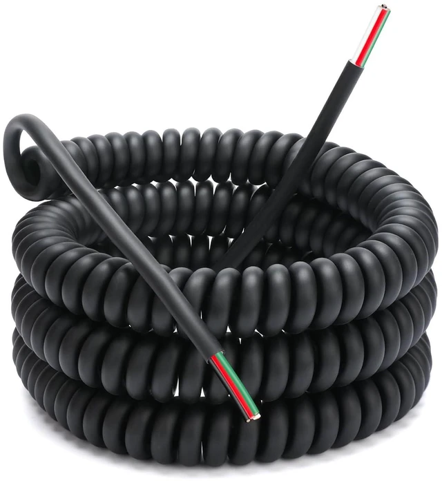 Main image of 4-20-4 Coil Cord 4 Conductor Wire Coiled Extension Cord