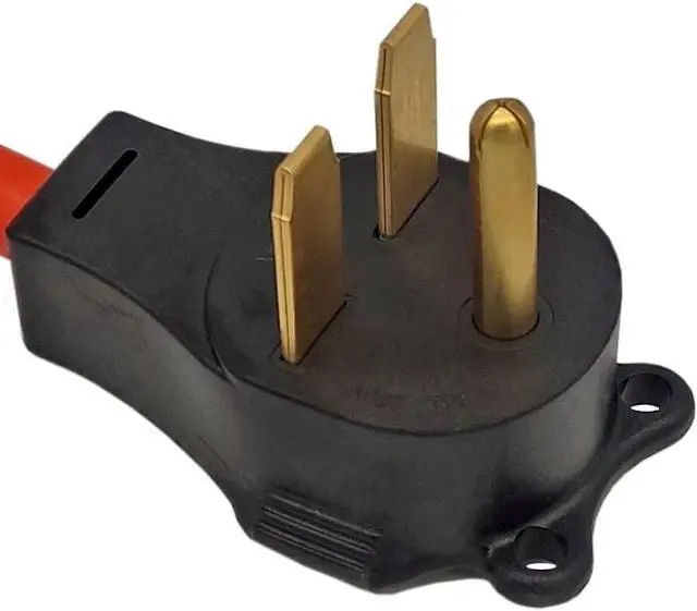 Alt view image 2 of 5 - FC-6352T Male 30A Welder Plug 6-30P to 5-15R or 5-20R Adapter 3 Prong to 3 Prong olny Output 125V