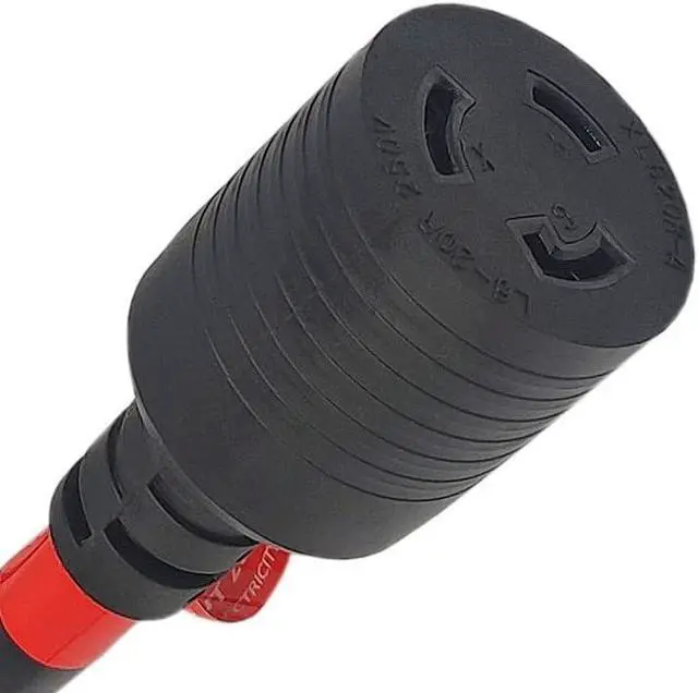 Alt view image 3 of 4 - FC-65L62 Welder Adapter Cord NEMA 6-50P to NEMA L6-20R Male 6-50P Welder Plug to Female L6-20R Lock 3 Prong Receptacle Adapter Output Maximum 20Amp 250Volt