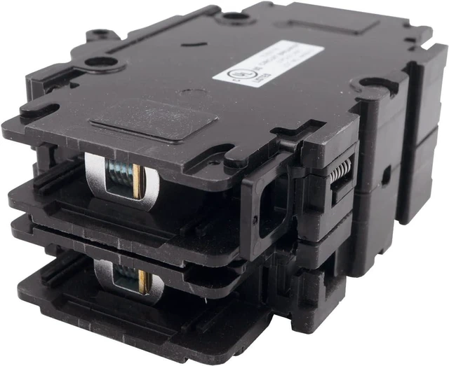 Alt view image 4 of 5 - Supplying Demand 42-107430-03 UEBI-70602BBDx HVAC Circuit Breaker Replacement 2 Pole 60A 230VAC