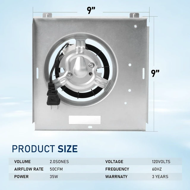 Alt view image 6 of 6 - 503B Accessories for Large Applications 763RL B Unit,763RLN B Unit Fan Motor for Nutone