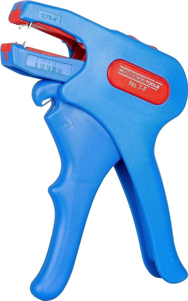 Main image of WEICON No.7-F - Wire Stripper for Flat Cable/Stripping and Stripping from 0.75-4.0 mm² (18-11 AWG) / Wire Stripper with Side Cutter up to 3.0 mm Ø