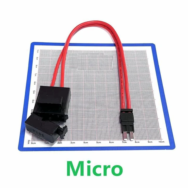 Alt view image 3 of 7 - 5packs Repair Car Fuse Holder Connector Extension Adaptor Acc Fuse tap Holder car Maxi/Standard ATO/Mini/Micro/Low pro/Auto Inline car Holder Plug Adapter Fuse Block Box
