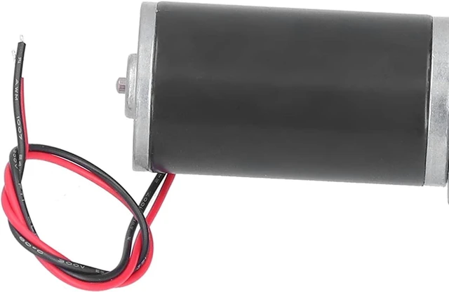 Alt view image 7 of 7 - 5840-31ZY Worm Gear Motor,12V/24V High Torque Turbo Geared Motor Gearbox Worm Gear Motor DC Self Locking Mini Speed Reduction Electric Gear Box Reducer Engine(12V,27RPM)