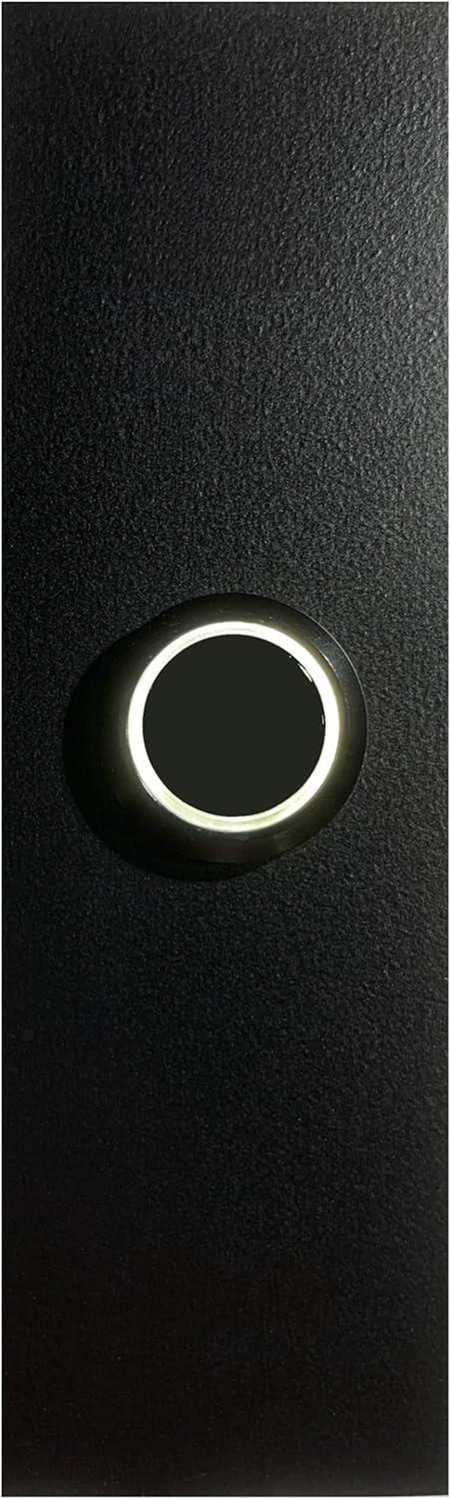 Main image of Phantom Doorbell, Black Aluminum, Adhesive Mount, Bright White LED, 4" tall