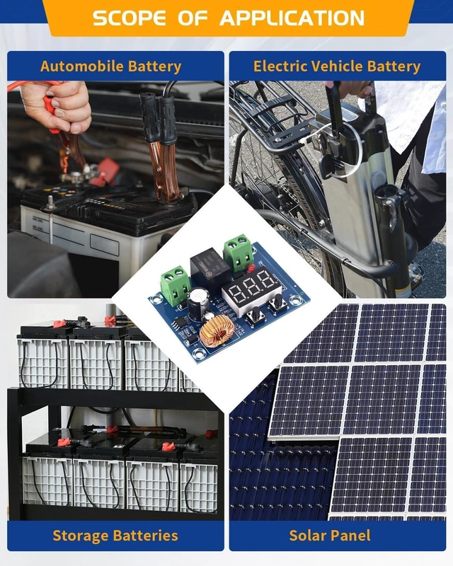 Alt view image 6 of 7 - 10PCS DC Voltage Protection Digital Low Voltage Protector Disconnecting Switch Cut-Off Over-Discharge Protection Module for 12-36V Lead Acid Lithium Battery