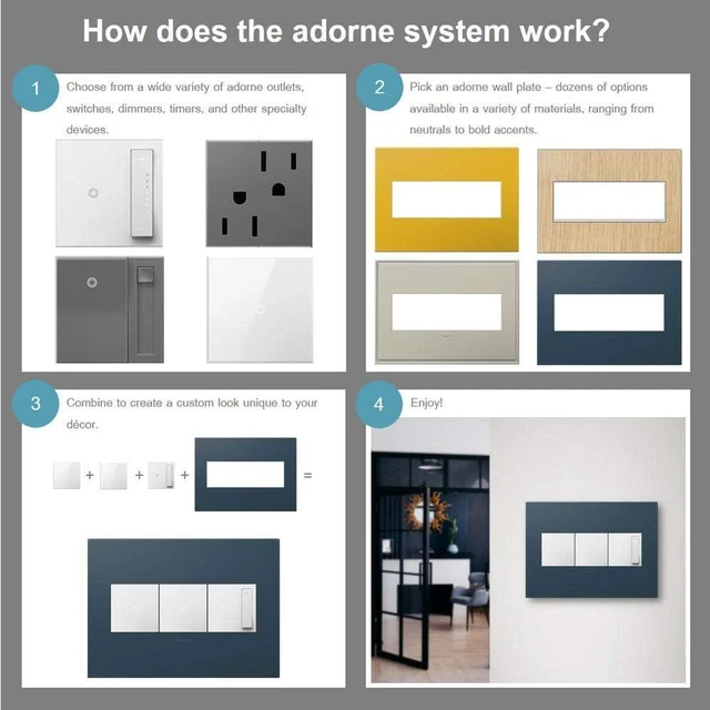 Alt view image 3 of 4 - Adorne Touch Switch, 15A ASTH1532W2