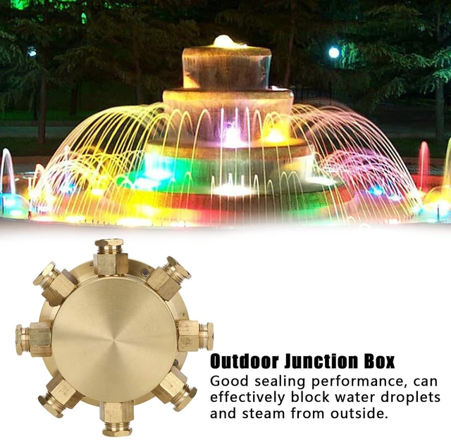 Alt view image 5 of 7 - Junction Box, Waterproof Underwater Junction Box High Performance Sealing for Outdoor Lights Equipment