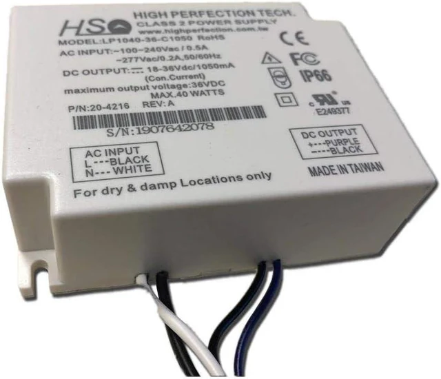 Main image of High Perfection Magtech LP1040-36-C1050 LED Driver 1050ma Constant Current 40w