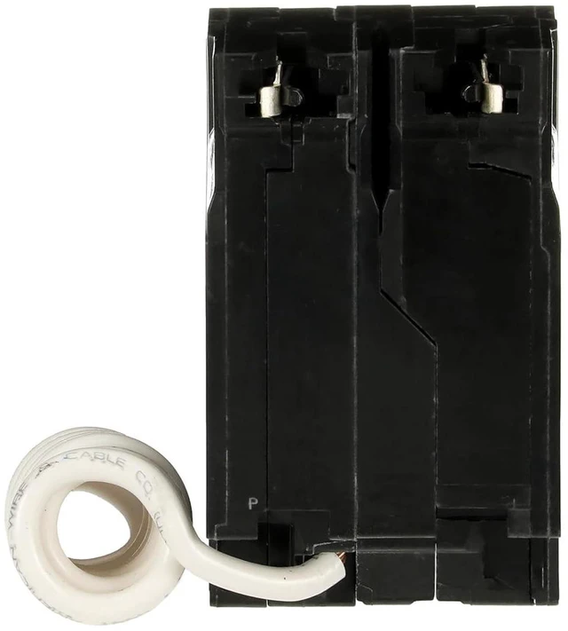 Alt view image 6 of 6 - ABB Q-Line® THQL2150GFT2P 50A 240-Volts Double Pole Circuit Breaker 50 Amp Double Pole Ground Fault Breaker with Self-Test 120/240 VAC 2-Pole GFCI Breaker Ground Fault Circuit Interrupter