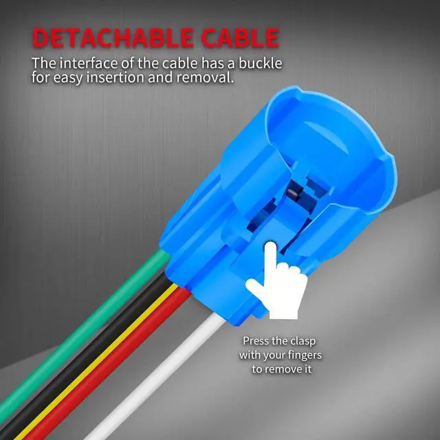 Alt view image 4 of 7 - DaierTek 12 Volt Momentary Push Button Switch Waterproof Blue LED Light 12V Illuminated 16mm Metal Black Power Start Pushbutton -9 Pack