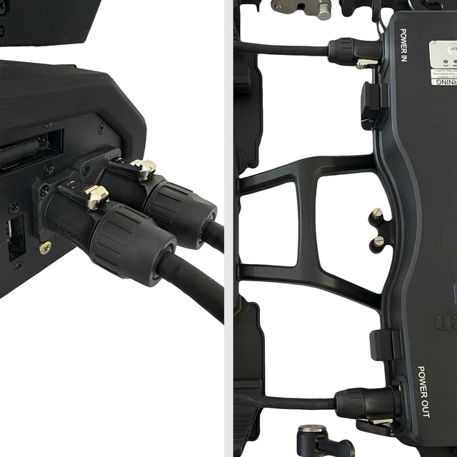 Alt view image 6 of 6 - Seetronic SAC3FX AC Waterproof Power Connector Lockable 3-Core for Stage Lights, Sound Consoles, LED Panels, and Amplifiers (Black, IP65, 4PC)