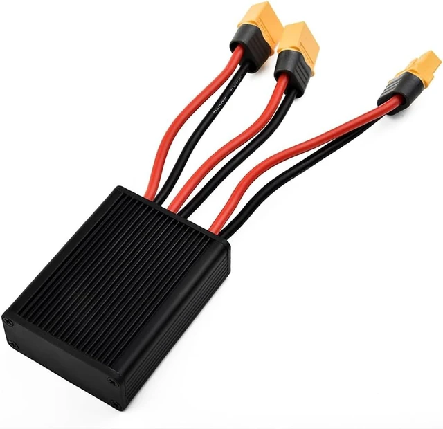 Alt view image 3 of 7 - 40A Dual Battery Discharge Converter, 24-72V DC Parallel Balancer with XT60 for 750W/1000W Motors