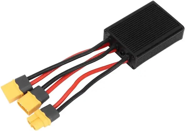 Alt view image 4 of 7 - 40A Dual Battery Discharge Converter, 24-72V DC Parallel Balancer with XT60 for 750W/1000W Motors