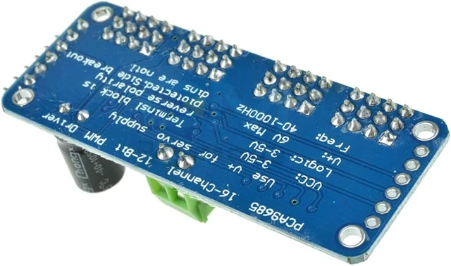 Alt view image 4 of 7 - 10-Pack PCA9685 16-Channel 12-Bit PWM Servo Driver, IIC for Raspberry Pi