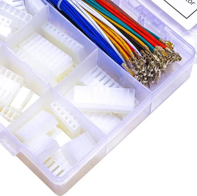 Alt view image 6 of 6 - MX3.96 3.96mm Cable Connector Kit,Compatible with Molex KK 156 3.96mm Pitch 2/3/4/5/6/7/8/9/10 Pin Connector with 20AWG Pre-Crimped Cables(SH-MX3.96-CH)