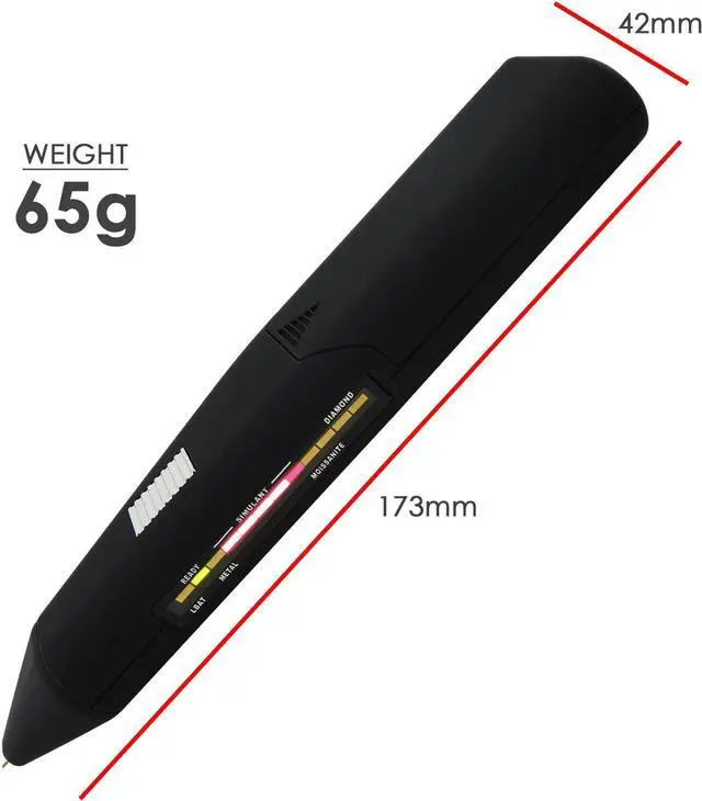 Alt view image 6 of 7 - High Accuracy Professional Diamond Moissanite Tester Gemstone 2pt Jewel Stone Combo Gem Jewelry Test Tool Selection Factory Calibrated Meter Identifier Device
