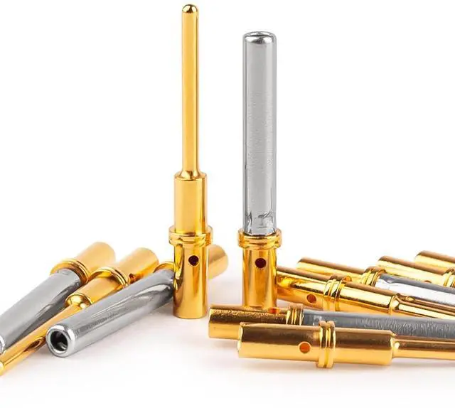 Main image of JRready ST6356-20 Deutsch Connector Pins and Sockets Gold Plated Size 20 DTM Solid Contacts Kit, Closed Barrel Terminals, Wire Gauge 22-20, 20 Pair(40PCS) Male 0460-202-2031 & Female 0462-201-2031