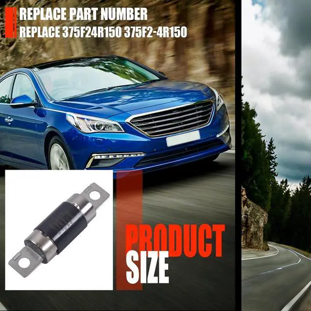 Alt view image 3 of 6 - 375F2-4R150 High Voltage Fuse, 150A - Replacement for Hyundai Sonata Hybrid 2011-2015 & Kia Optima Hybrid 2011-2013, Direct Replacement for OEM 375F2-4R150 / 375F24R150