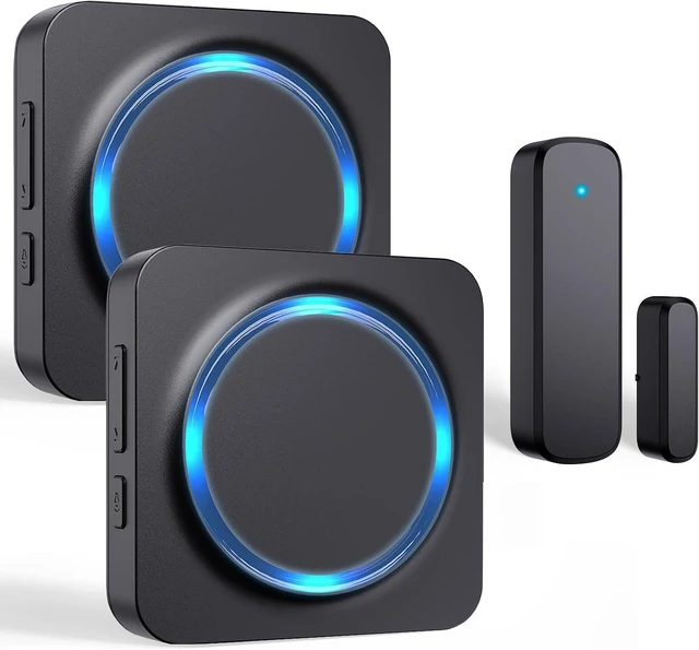 Main image of BITIWEND Wireless Door Sensor Chime Alarm Contact Sensor Door Bell for Office/Home/Shop, Door Open Chime Window Alarm Operate Range 600 Feet with 58 Bells 5 Volu Level