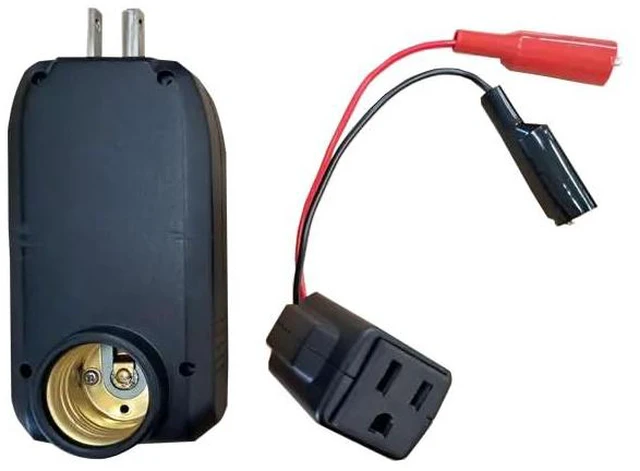 Alt view image 3 of 4 - Rack-A-Tiers Pulse Tracer Circuit Identifier Audible & Visual Signal Finder for Electrical Circuits Includes 60W Max Incandescent Bulb (99030)