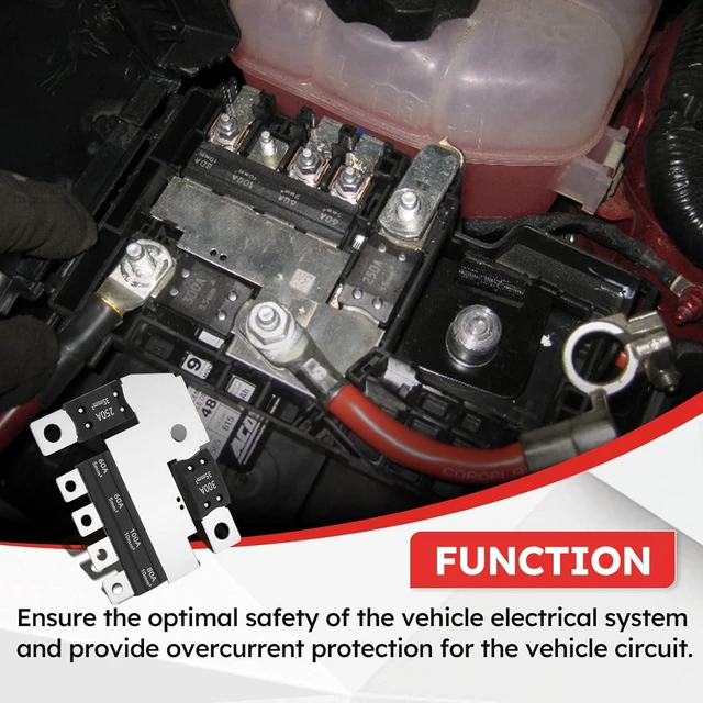 Alt view image 3 of 7 - 13289598 Main Fuse Block Plate 300A-250A-60A-100A-80A Fit for Cadillac ATS CTS SRX XTS/for Chevy Impala Malibu/for Buick Allure Lacrosse Regal 2010-2016 Replace# 13289598 20815889 (13289598)