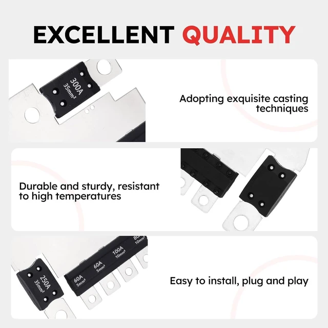 Alt view image 7 of 7 - 13289598 Main Fuse Block Plate 300A-250A-60A-100A-80A Fit for Cadillac ATS CTS SRX XTS/for Chevy Impala Malibu/for Buick Allure Lacrosse Regal 2010-2016 Replace# 13289598 20815889 (13289598)