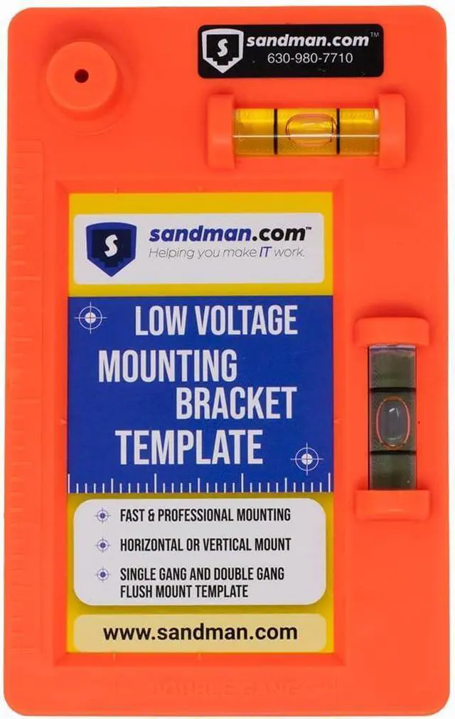 Alt view image 2 of 4 - Low Voltage Mounting Bracket Template