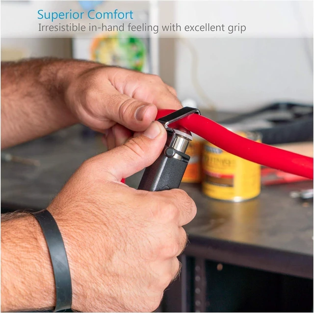 Alt view image 4 of 5 - Round Cable Stripper with Adjustable Cutting Depth for Circumferential, Longitudinal, and Window Stripping 3/16" to 1" Diameter.