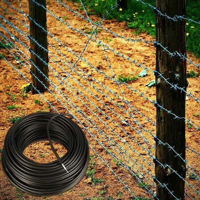 Alt view image 7 of 7 - Kanayu Electric Fence Wire Double Insulated Underground Hard Cable Double Insulated Wire Underground Electric Fence Core Cable, Spooled on Plastic Reel(492 Ft, 14 Guage)
