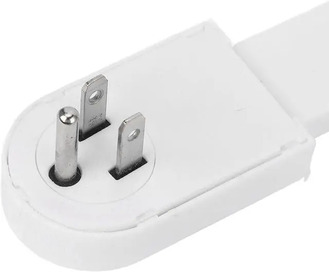 Alt view image 7 of 7 - Power Socket Expander, 22 to 34 Inch Extendable 180 Degree Rotating Base PC Material Portable and Safe 3 Prong Outlets for Sofas Bedside Tables (US Plug)