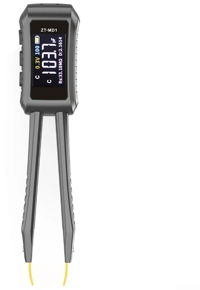 Alt view image 2 of 7 - TreasureCave Smart LCR Meter Tweezer Tester, Intelligent Digital LCR Bridge, Automatic Component Recognition, Multimeter Tester for SMD/Resistor/Capacitor