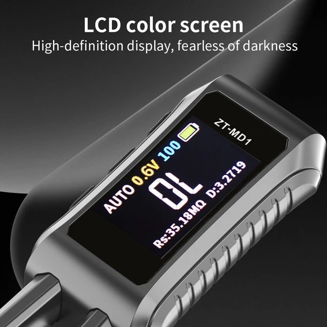Alt view image 4 of 7 - TreasureCave Smart LCR Meter Tweezer Tester, Intelligent Digital LCR Bridge, Automatic Component Recognition, Multimeter Tester for SMD/Resistor/Capacitor