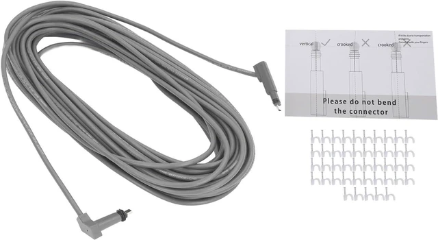 Alt view image 5 of 7 - Cable for Rectangular Satellite V2, 6ft/15ft/30ft/75ft/150ft Cable Extension, Waterproof Replacement Cable for Accessories (Grey)