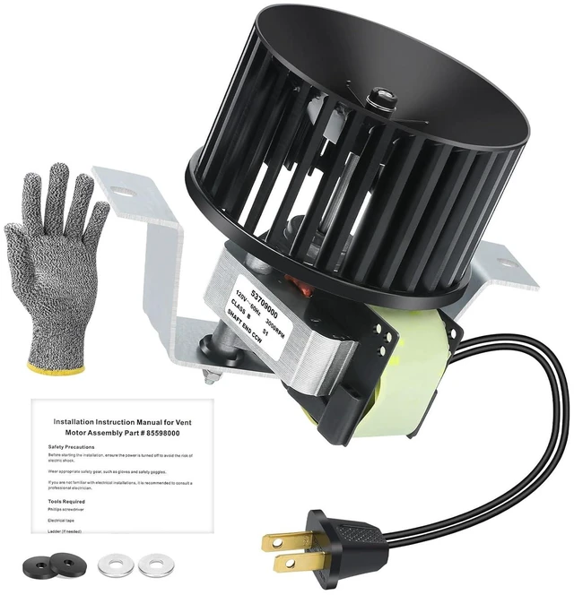Main image of 85598000 Bathroom Exhaust Fan Motor Assembly | Quiet High CFM Replacement for 605, 668N, 605N, 665N, Bath Fans | Energy Efficient. Long-Lasting. Easy to Install Ventilation System