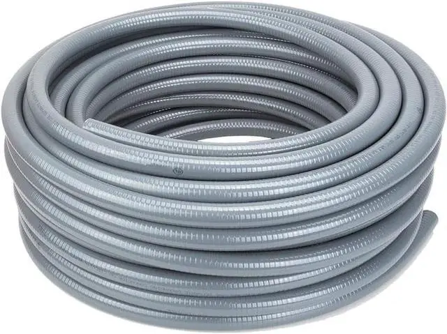 Main image of 3/4 Inch Non-Metallic Liquid-Tight Conduit, 50ft Flexible Liquid Tight Electrical Conduit