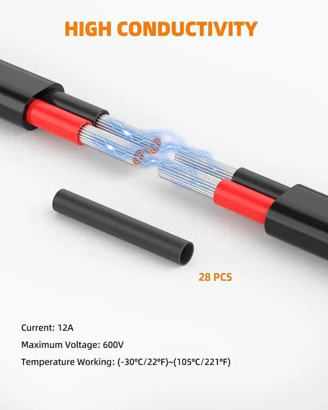 Alt view image 3 of 7 - CONEPY 16 Gauge Wire 2 Conductor Oxygen-Free Tinned Copper Wire, 50FT | High Conductivity/Low-Voltage Electrical Wire, Flexible 16 AWG Wire with PVC Jacket for Automotive, Marine, Solar, RV, Lights