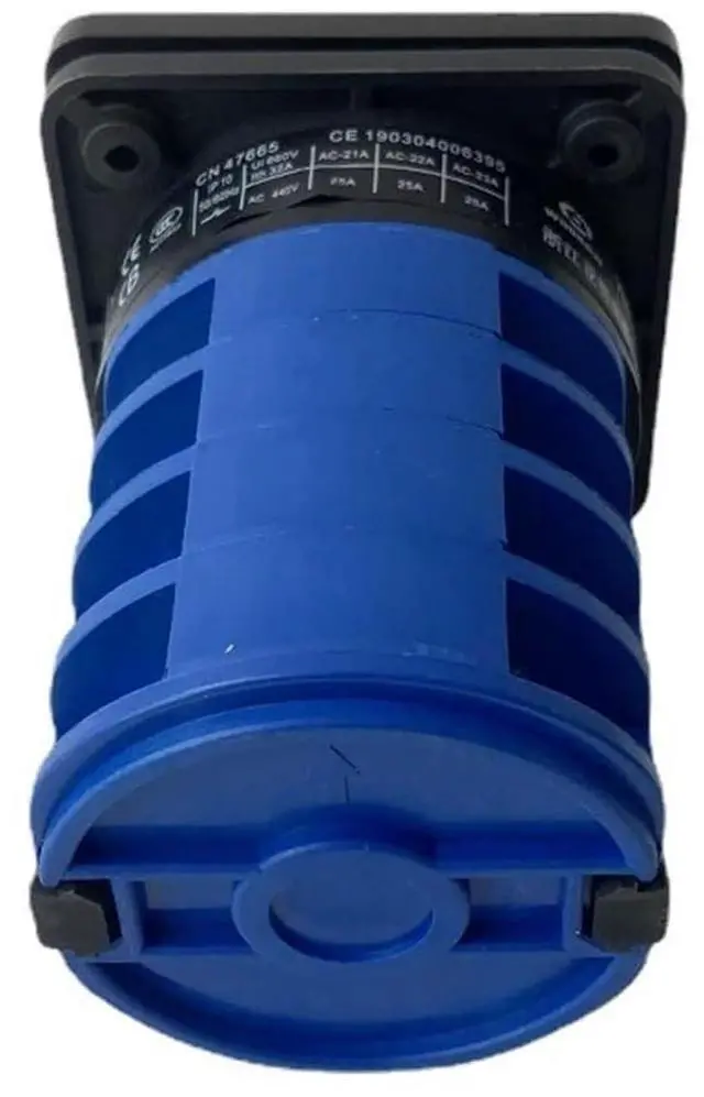 Alt view image 6 of 6 - YMW26-32 Series LW26 32A 690V Silver Contact 1-8 Poles 2/3 Positions Changeover Cam Switch Rotary Selector LW28-32 (Color : 32A-Customize, Size : 6P-24 Terminals)
