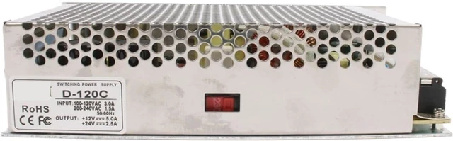 Alt view image 3 of 4 - 1pc 120W Dual Output Power Supply D-120C 12V5A 24V2.5A Power suply D-120A 5V12A 12V5A D-120B 5V6A 24V4A ac Converter(D-120C 12V 24V)