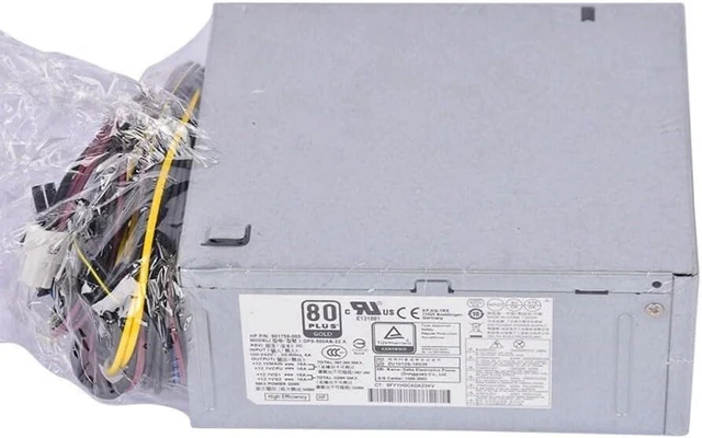 Alt view image 5 of 7 - 500W Adjustable Power Supply Fit For HP Z2 G4, Z800, Z880 G3, For EliteDesk 800/880/600 G3/G5, DPS-500AB-32A DPS500AB32 DPS-500AB-36A Models, 100-240V Input, Stable Output And Cooling Fan