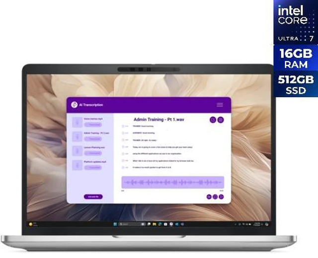 Main image of Dell - Pro 13 Plus13.3" 2-in-1 Laptop - IPS LCD 1920 x 1200 (Full HD Plus) - Intel Core Ultra 7 - 16GB -512GB SSD - Windows 11 Pro - Silver, 3M5CR