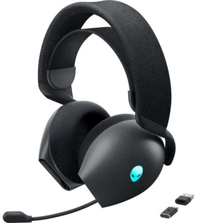 Main image of Alienware Tri-Mode Wireless Gaming Headset - AW725H - Dark Side of the Moon