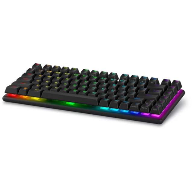 Alt view image 8 of 8 - Alienware Pro Wireless Gaming Keyboard - Bluetooth 5.1/2.4 GHz Radio Frequency Connectivity, Linear Mechanical, Hot-swappable switches, Tri mode connectivity, Adjustable Height - Dark Side of the Moon