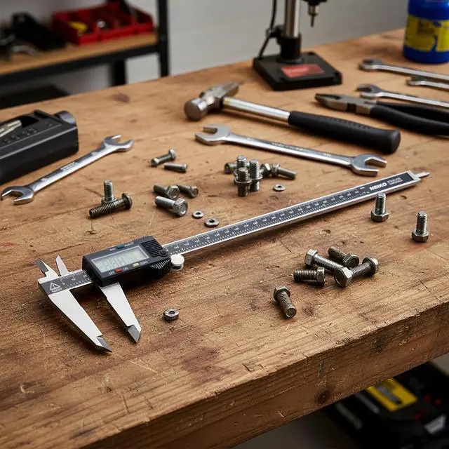 Alt view image 7 of 7 - NEIKO 01409A 12 Electronic Digital Caliper | Extra Large Display | 0-12 Inches | Inch/Fractions/Millimeter Conversion | Polished Stainless Steel