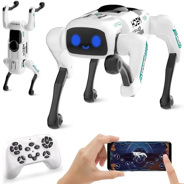Main image of Dingdongwu Smart Robot Dog for Kids, STEM Learning Robotic Pet with Remote & APP Control, 30+ Actions, Programmable Toy, Gift for Boys Girls Age 6-12 (Compatible with iOS/Android)