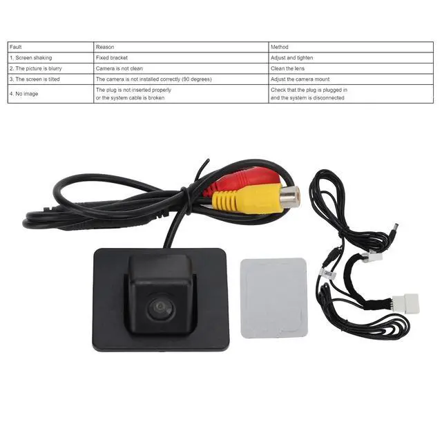 Alt view image 3 of 7 - Acouto Car Rear View CCD Camera 170° Wide Angle IP67 for 3 Axela 20132019
