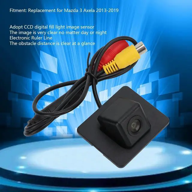 Alt view image 5 of 7 - Acouto Car Rear View CCD Camera 170° Wide Angle IP67 for 3 Axela 20132019