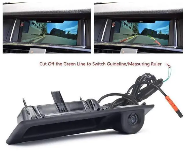 Alt view image 3 of 7 - YuYue CCD HD Car Trunk Handle Camera Rear View Camera for BMW 3 5 X3 Series F10 F11 F25 F30 X5 X1 E82 E88 E84 E90 E91 E92 E93 E60 E61 E70 E71 E72(2011-2015) New Parking Backup