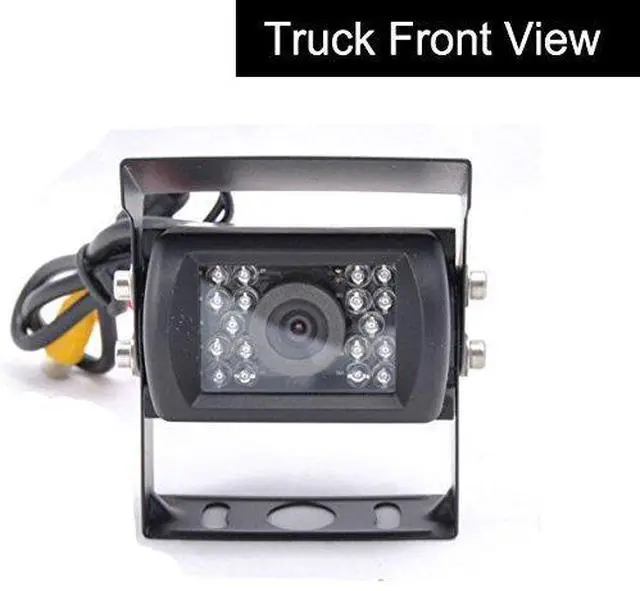 Alt view image 7 of 7 - EKYLIN Truck Front View Forward Camera 30FT Video Cable for Lorry Pickup Bus Vehicle Van Camper Car - CCD HD Non-Mirror Image w/o Parking Assistance Lines - Waterproof, Night Vision DC 12V-24V